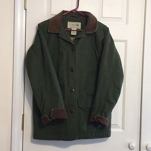 LL Bean barn coat